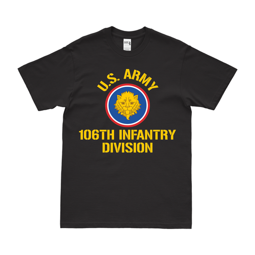 U.S. Army 106th Infantry Division T-Shirt Tactically Acquired Small Black 