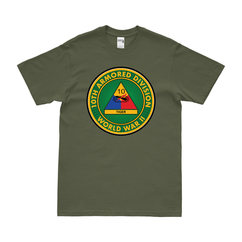 U.S. Army 10th Armored Division WW2 Emblem T-Shirt