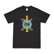 U.S. Army 10th Infantry Regiment Unit Logo Emblem T-Shirt Tactically Acquired Black Distressed Small