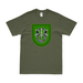 10th Special Forces Group (10th SFG) Beret Flash T-Shirt Tactically Acquired Military Green Clean Small