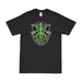 10th SFG (A) De Oppresso Liber Emblem T-Shirt Tactically Acquired Black Distressed Small