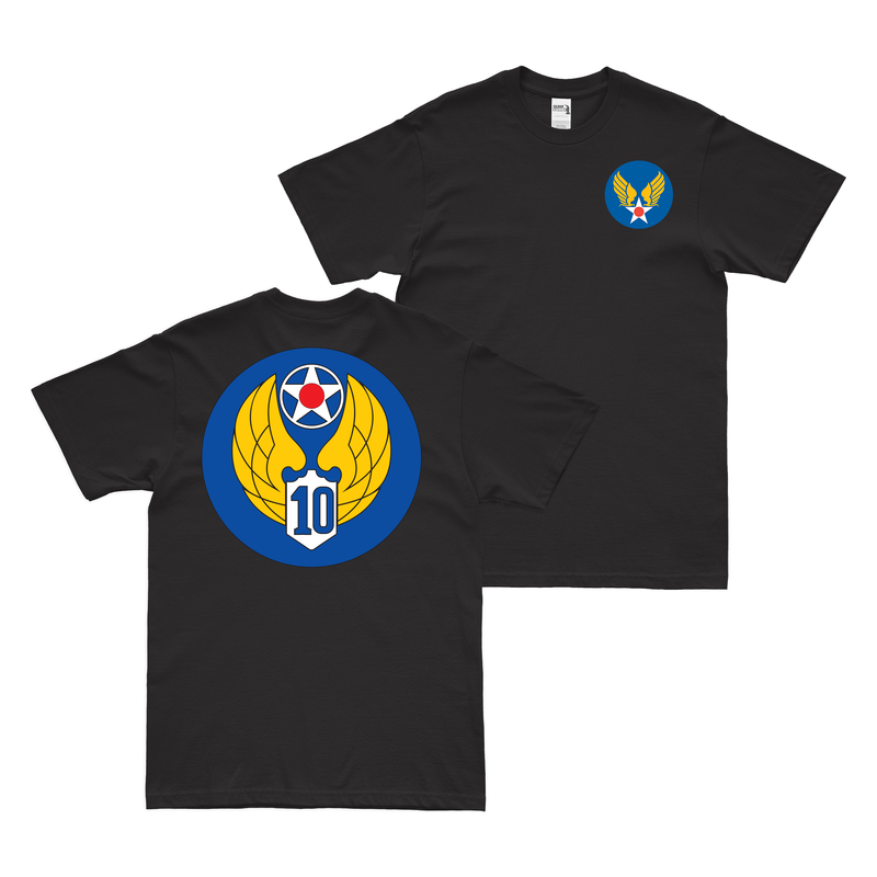 Double-Sided Tenth Air Force USAAF WW2 T-Shirt