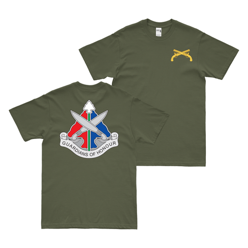 Double-Sided 112th Military Police Battalion T-Shirt Tactically Acquired Military Green Small 