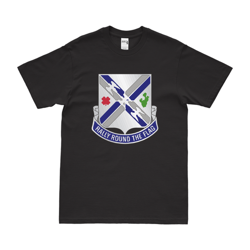 U.S. Army 115th Infantry Regiment Unit Logo Emblem T-Shirt Tactically Acquired Black Clean Small