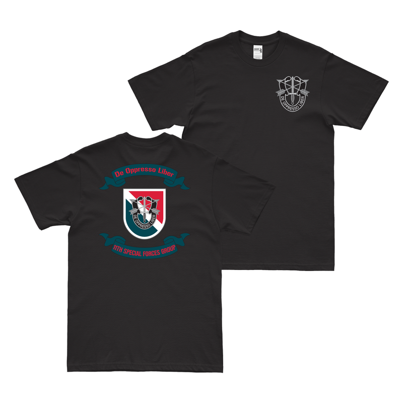 Double-Sided 11th Special Forces Group (11th SFG) Scroll T-Shirt