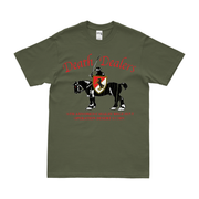 11th ACR 'Death Dealers' Desert Storm T-Shirt Tactically Acquired Military Green Distressed Small