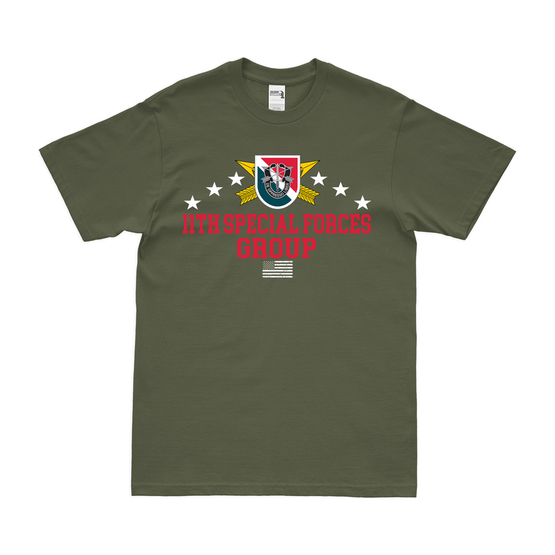 Patriotic 11th Special Forces Group (11th SFG) T-Shirt