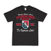 11th Special Forces Group (11th SFG) Since 1961 T-Shirt Tactically Acquired Black Clean Small