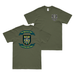 Double-Sided 12th Special Forces Group (12th SFG) Scroll T-Shirt Tactically Acquired Small Military Green 