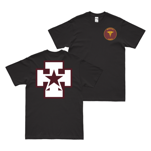 Double-Sided 139th Medical Brigade T-Shirt Tactically Acquired Black Small 