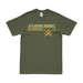 14th Marine Regiment Motto T-Shirt Tactically Acquired Military Green Small 