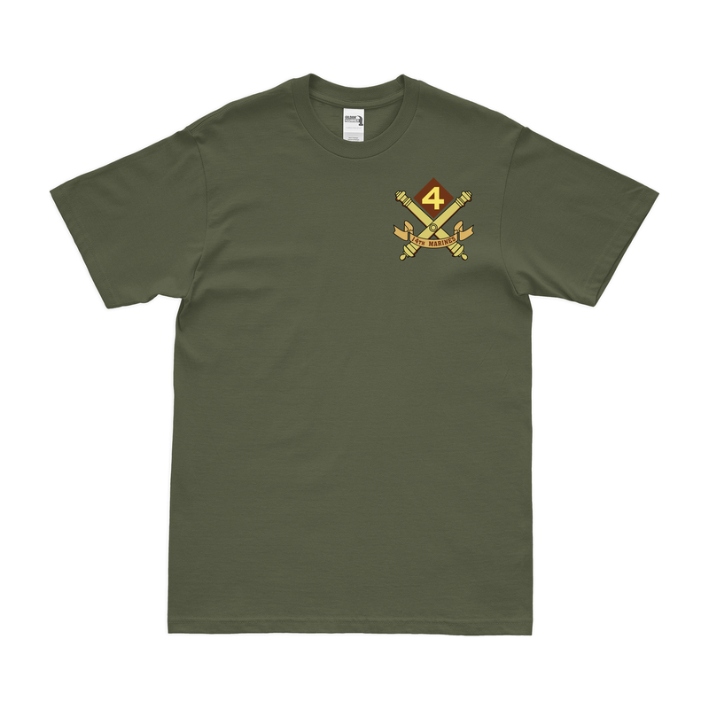 14th Marine Regiment Left Chest Emblem T-Shirt