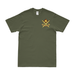 14th Marine Regiment Left Chest Emblem T-Shirt Tactically Acquired Military Green Small 
