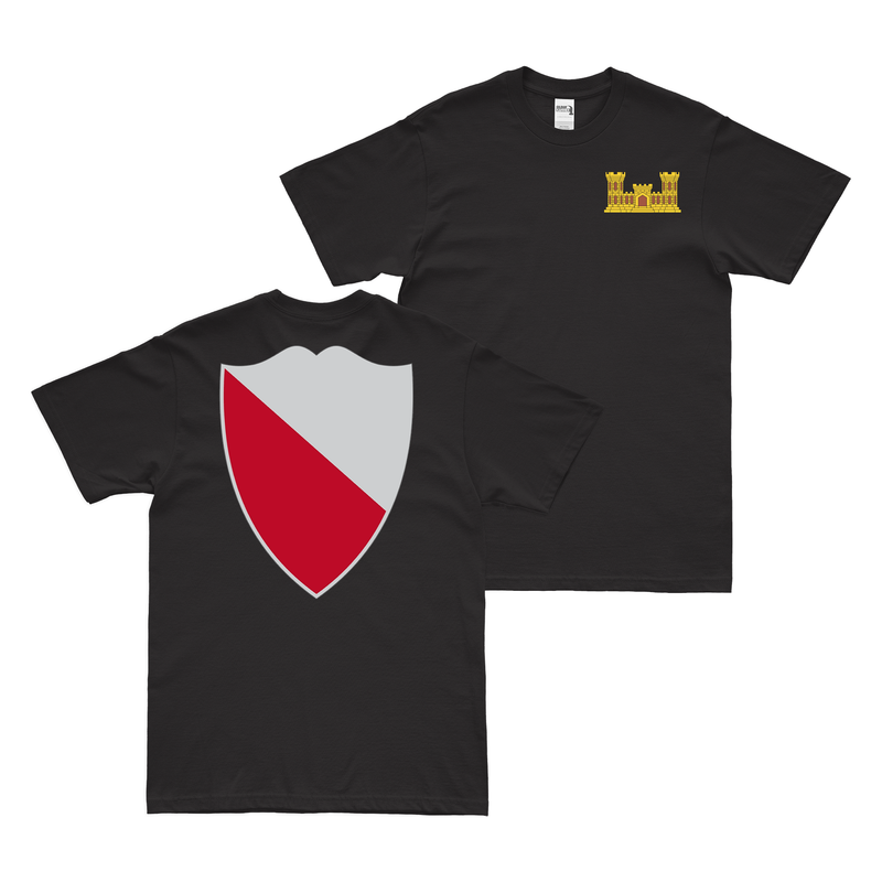 Double-Sided 15th Engineer Battalion Logo T-Shirt