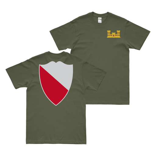 Double-Sided 15th Engineer Battalion Logo T-Shirt Tactically Acquired   