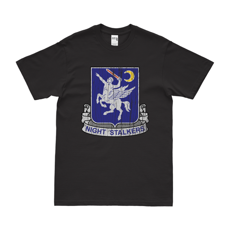 Distressed U.S. Army 160th SOAR Logo Emblem T-Shirt