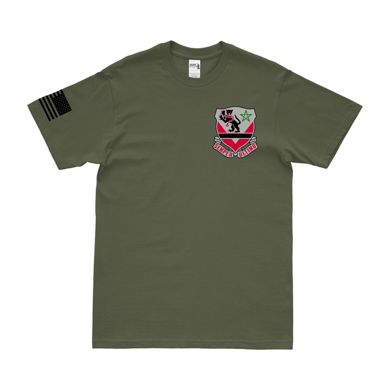 16th Engineer Battalion Left Chest Emblem T-Shirt