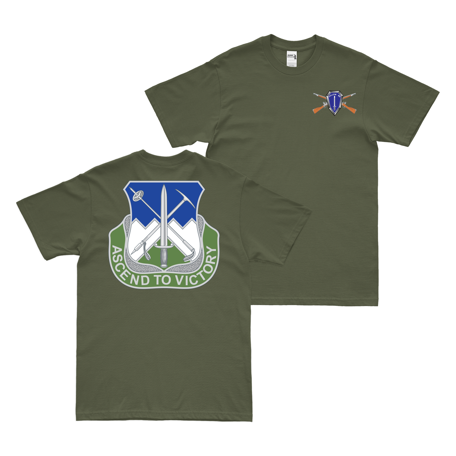 Double-Sided 172nd Infantry Regiment T-Shirt Tactically Acquired   