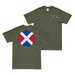 Double-Sided 17th Infantry Division T-Shirt Tactically Acquired Small Military Green 