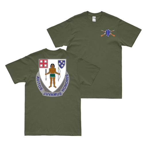 Double-Sided 182nd Infantry Regiment T-Shirt Tactically Acquired   