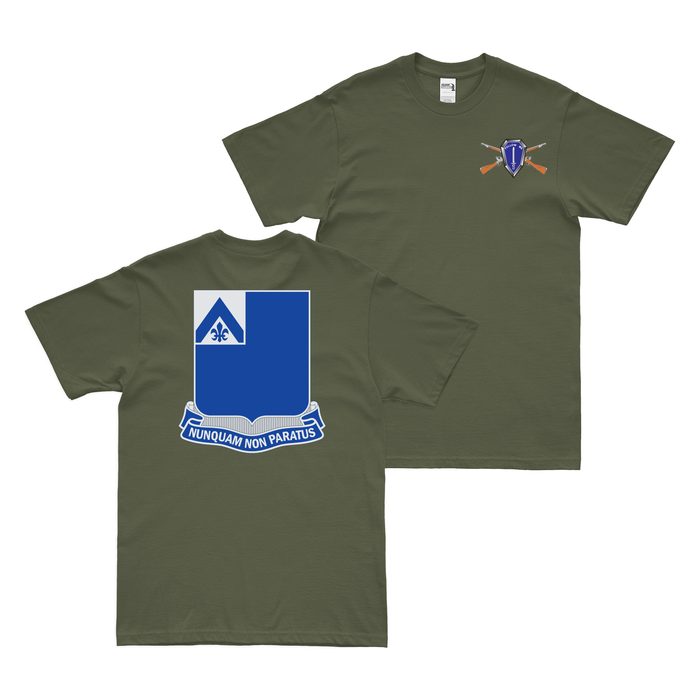 Double-Sided 185th Infantry Regiment T-Shirt Tactically Acquired   