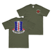 Double-Sided 1-187 Infantry Regiment Emblem T-Shirt Tactically Acquired Military Green Circle Tori Small