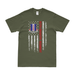 187th Infantry Regiment 'Rakkasans' American Flag T-Shirt Tactically Acquired Military Green Small 