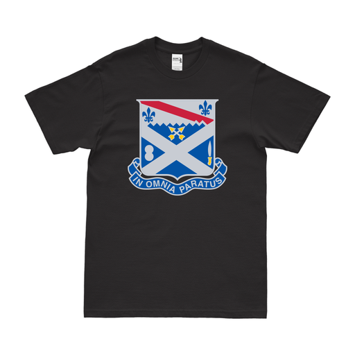 U.S. Army 18th Infantry Regiment Unit Logo Emblem T-Shirt Tactically Acquired Black Clean Small