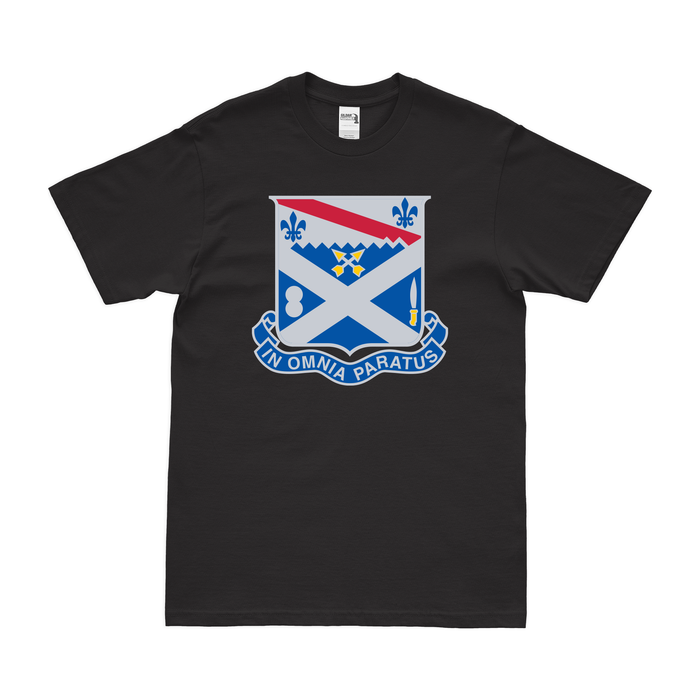 U.S. Army 18th Infantry Regiment Unit Logo Emblem T-Shirt Tactically Acquired Black Clean Small