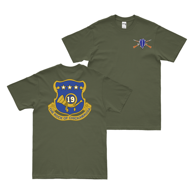 Double-Sided 19th Infantry Regiment T-Shirt