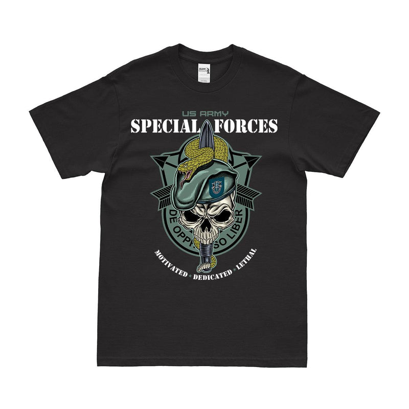 19th Special Forces Group (19th SFG) 'Snake Eaters' Skull T-Shirt