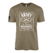 1st Cavalry Regiment Whiskey Label T-Shirt Tactically Acquired Coyote Brown Small