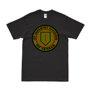 1st Infantry Division OIF Veteran Emblem T-Shirt Tactically Acquired Small Black 