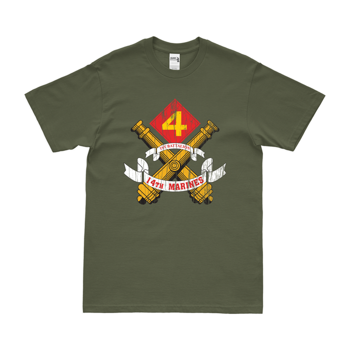 1st Battalion, 14th Marines (1/14) Logo Emblem T-Shirt Tactically Acquired   