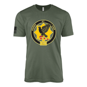1st Cavalry Regiment Unit Insignia T-Shirt Tactically Acquired Military Green Small