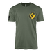 1st Cavalry Regiment Left Chest Unit Insignia T-Shirt Tactically Acquired Military Green Small