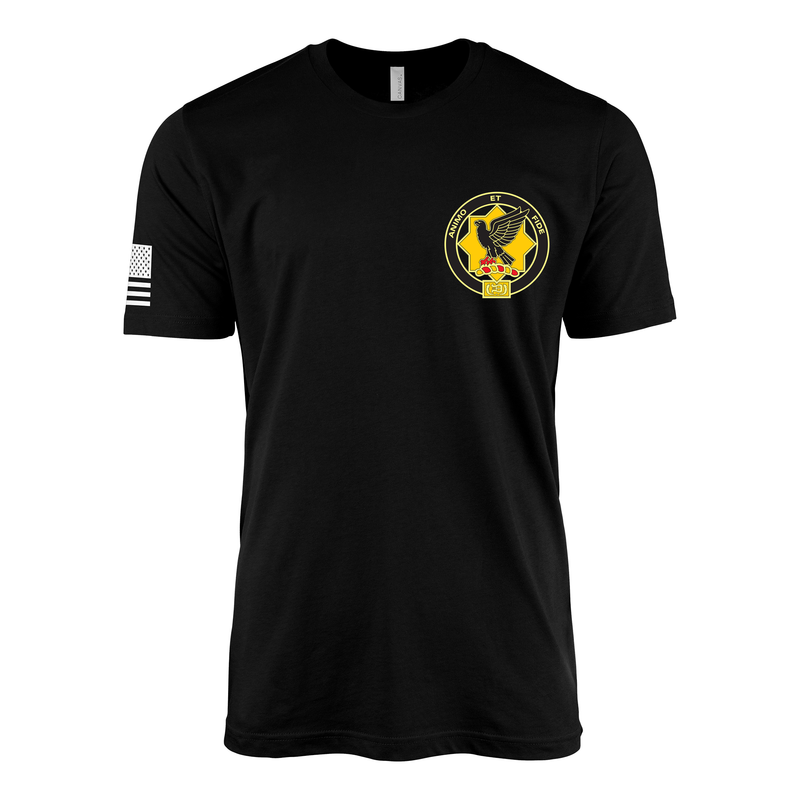 1st Cavalry Regiment Left Chest Unit Insignia T-Shirt