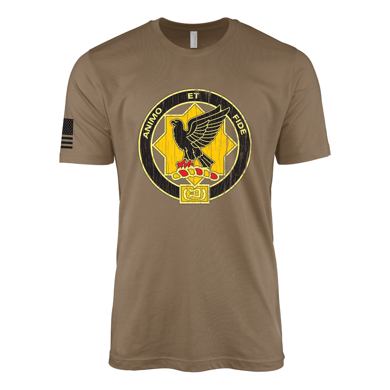 Distressed 1st Cavalry Regiment Unit Insignia T-Shirt
