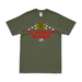 Patriotic 1st Infantry Division Crossed Rifles T-Shirt Tactically Acquired Small Military Green 