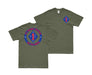 Double-Sided 1st Marine Division Old Breed T-Shirt Tactically Acquired Small Military Green 