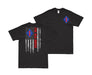 Double-Sided 1st MARDIV Old Breed American Flag T-Shirt Tactically Acquired Small Black 