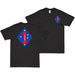 Double-Sided 1st Marine Division Iraq Logo T-Shirt Tactically Acquired Small Black 