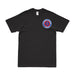 1st Marine Division Veteran Left Chest Logo T-Shirt Tactically Acquired Black Small 