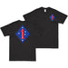 Double-Sided 1st Marine Division Vietnam Logo T-Shirt Tactically Acquired Small Black 