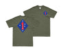 Double-Sided 1st Marine Division Vietnam Logo T-Shirt Tactically Acquired Small Military Green 