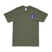 1st Marine Regiment Left Chest Logo Emblem T-Shirt Tactically Acquired Small Military Green 