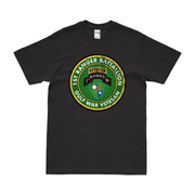 1st Ranger Battalion Gulf War Veteran T-Shirt Tactically Acquired Black Distressed Small