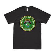 1st Ranger Battalion Operation Urgent Fury T-Shirt Tactically Acquired Black Clean Small
