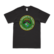 1st Ranger Battalion Operation Urgent Fury T-Shirt Tactically Acquired Black Distressed Small