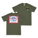 Double-Sided 1st Ranger Battalion Budweiser T-Shirt Tactically Acquired Military Green Small 